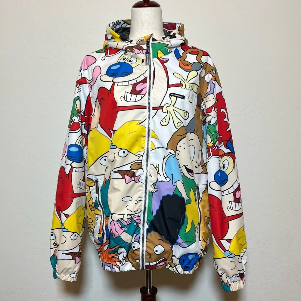 Unisex Members Only x Nickelodeon Rugrats
Windbreaker Jacket Sz M - Picture 1 of 14